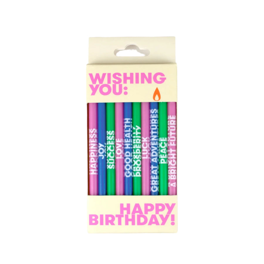 Birthday Candles - Multicolor 10pk