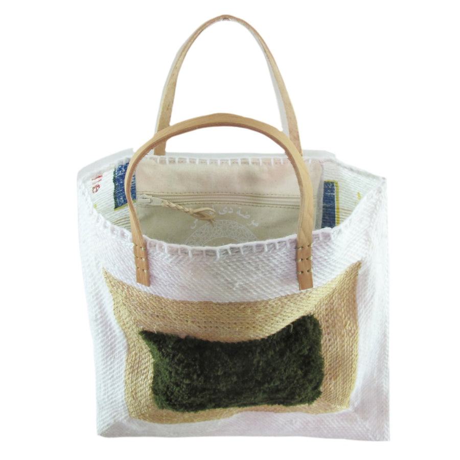 Recycled Tote- White