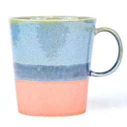 Porcelain Mug - Blue/Orange Combo