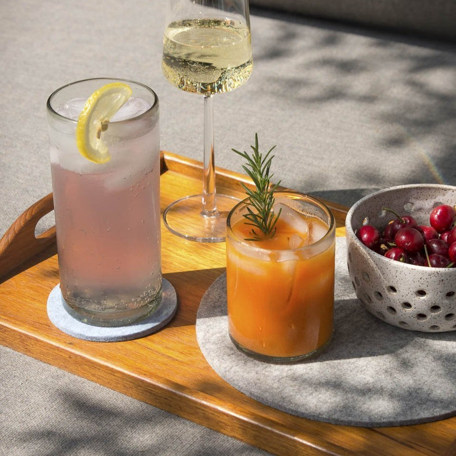 4 pack Bierfilzl Round Coaster- Earth