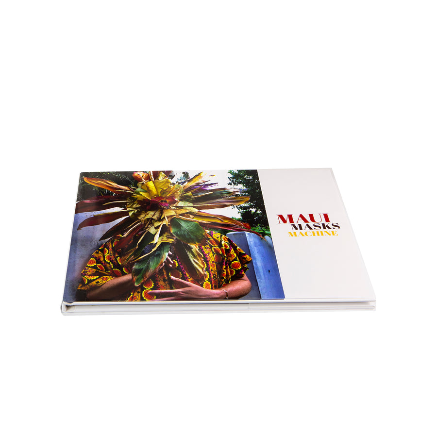 Limited Edition Machine Dazzle Artwork with Accompanying Maui Masks Machine 2020 book- Orange