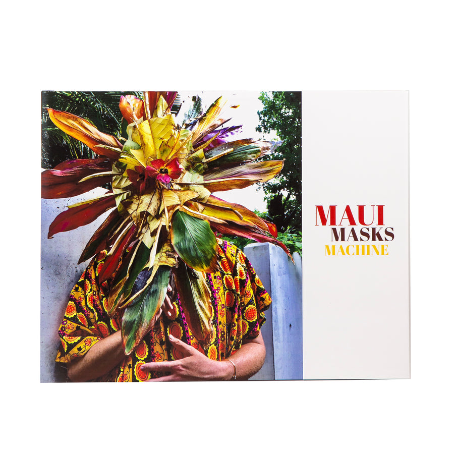 Limited Edition Machine Dazzle Artwork with Accompanying Maui Masks Machine 2020 book- Grey