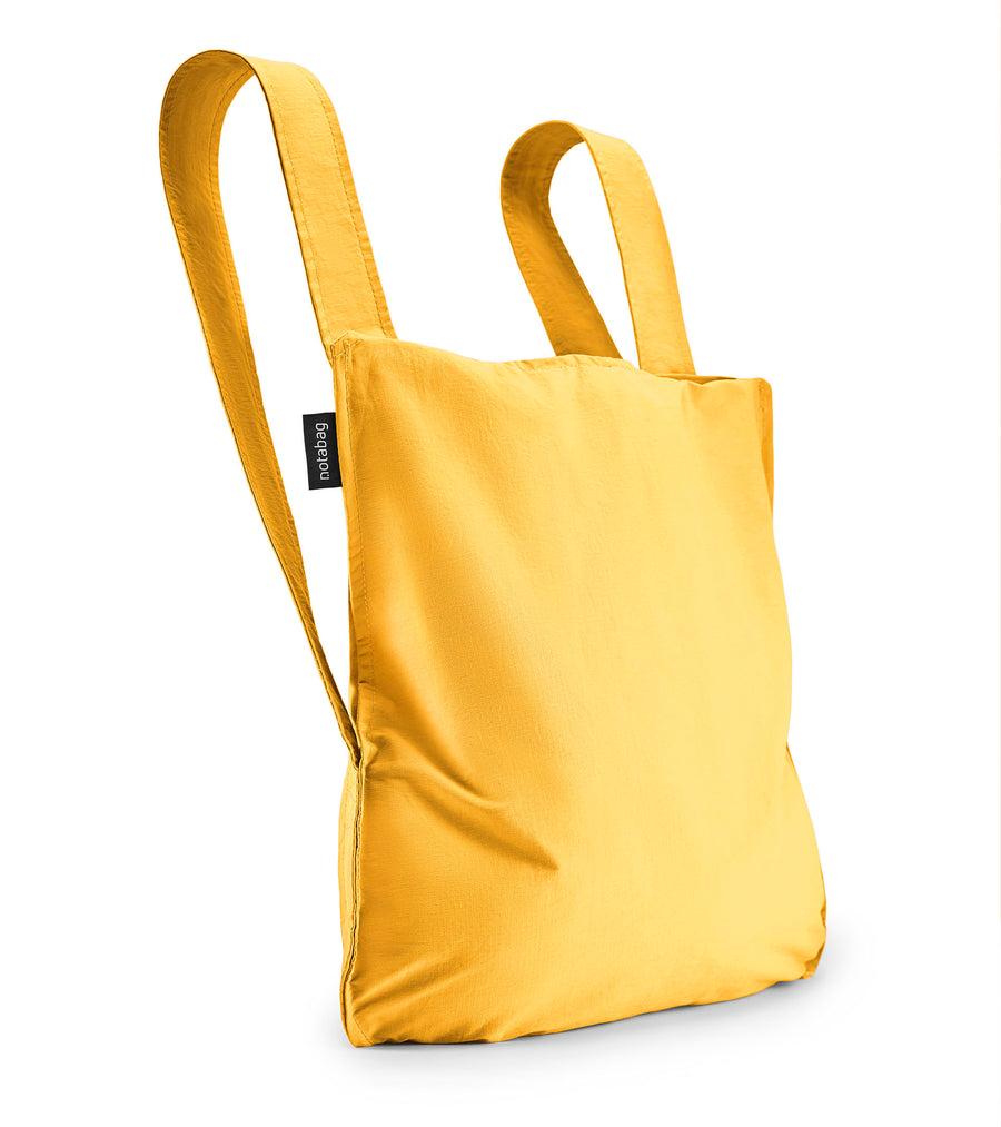 Mustard convertible tote/backpack