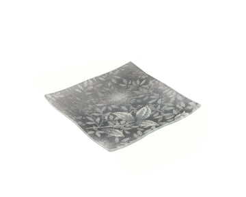 Crystal Oshima Small Square plate- Floral