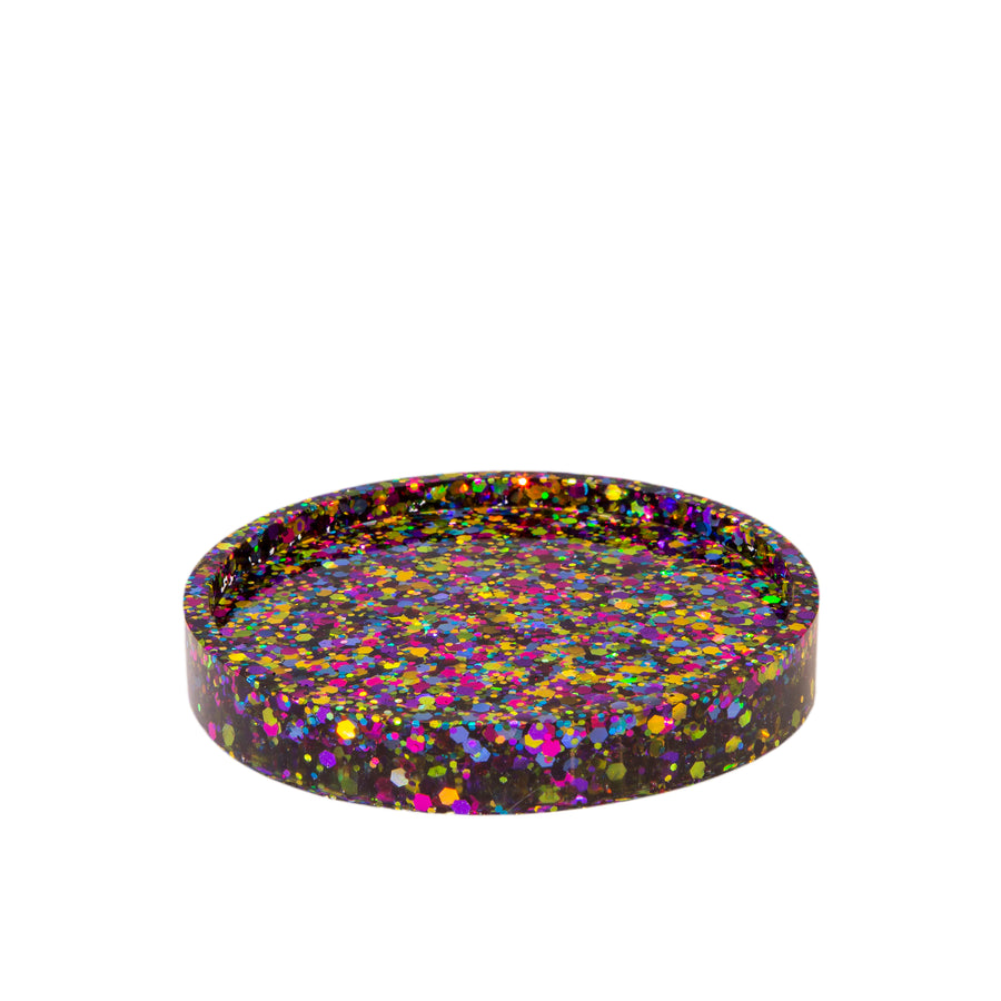 Party Glitter Resin Coasters- Set of 2