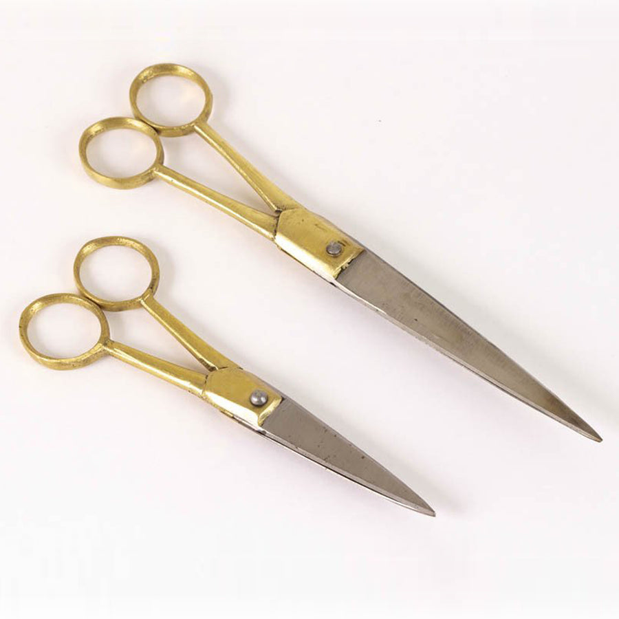 6 Brass Barber Scissors – The Store at MAD