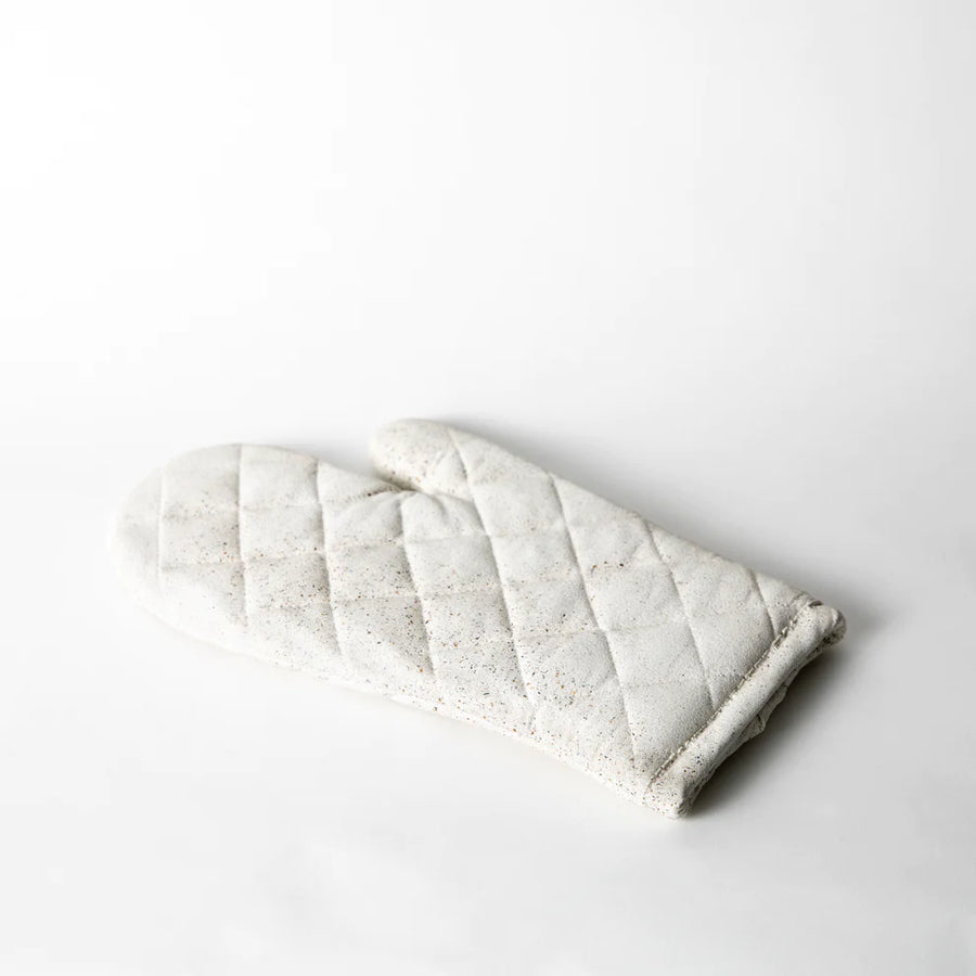 Concrete Oven Mitt Trivet - White