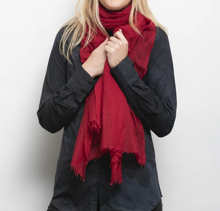 CASHMERE WHISPER SCARF- Rose Beauty