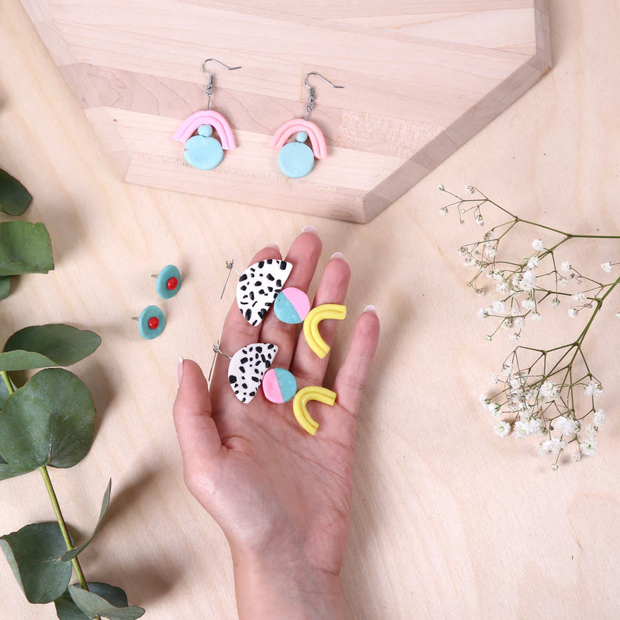 DIY Polymer Clay Earring Kit | Choose Your Colour