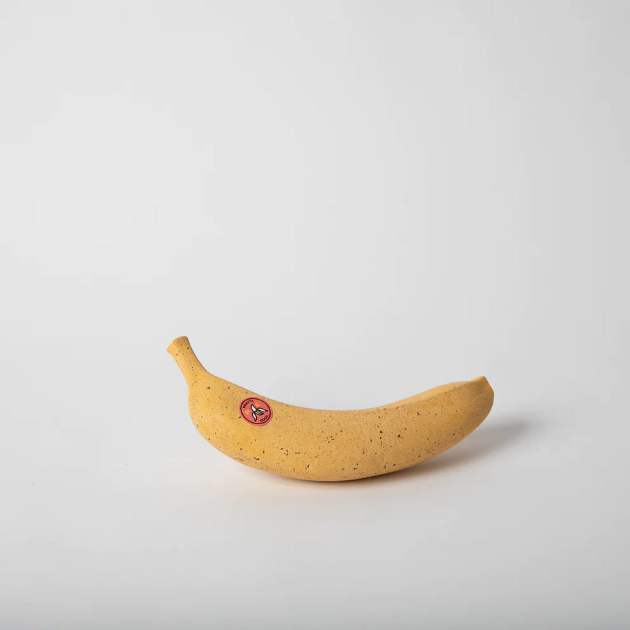 Perfectly Ripe concrete Banana Sculpture/ Paperweight  Banana