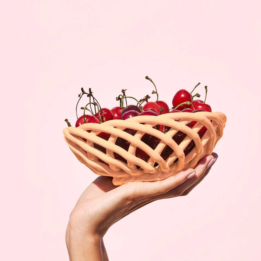 small Sicilia Basket- Pink